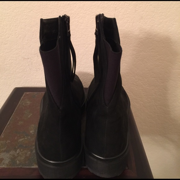 COPY - Claeyton wood black zip suede boots size 3… - Picture 4 of 8